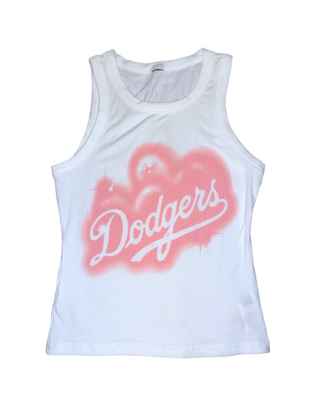 White Dodger Tank Top